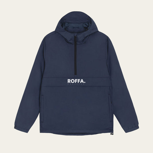 ROFFA. windbreaker overhead jas - gerecycled polyester - logo groot