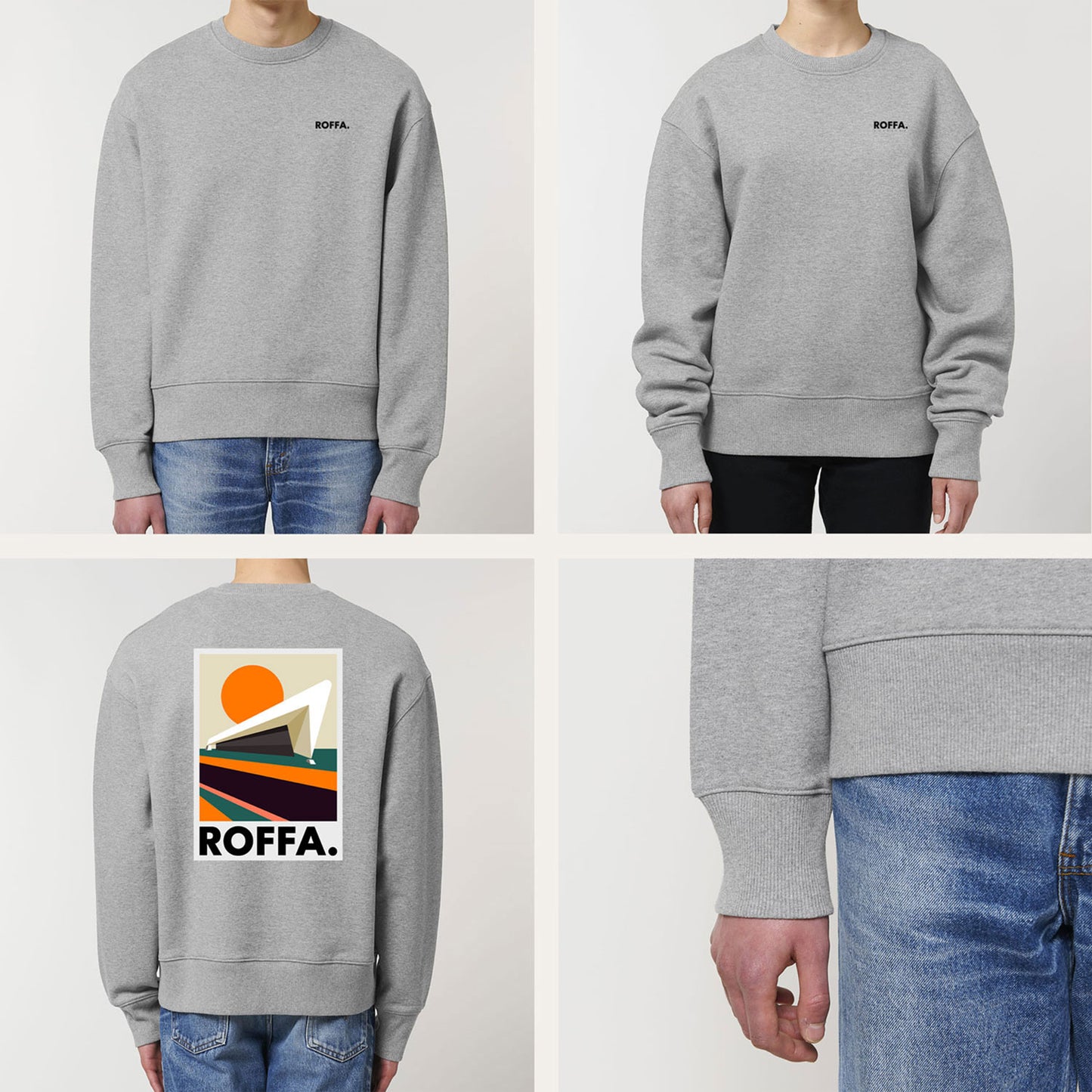 ROFFA. heavy sweater oversized - de Kapsalon - 100% organisch katoen
