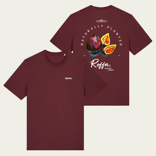 ROFFA. t-shirt regular - Vijgen - 100% organisch katoen